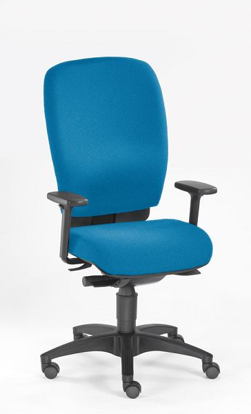 SITWELL LADY Comfort, bleu, chaise de bureau sans accoudoirs, SY-68.100-M-80-106-00-44-10