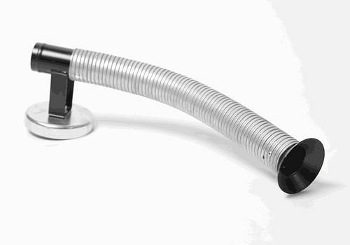 Buse d'aspiration ronde Nederman TM 80, DM 80 mm, flexible avec tuyau métallique L 500 mm, 257022