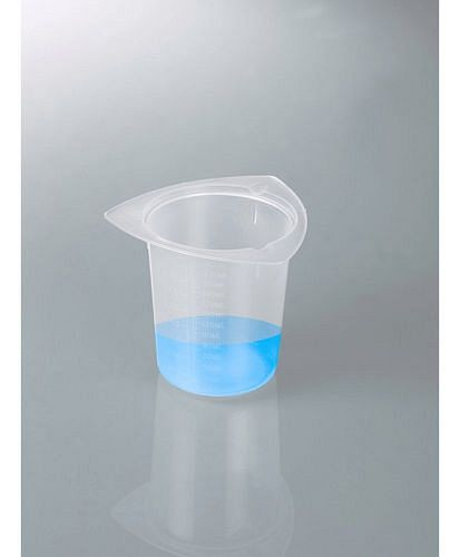 Gobelet doseur universel DENIOS en PP, avec bec verseur, 250 ml, UE : 24 pièces, 281-785