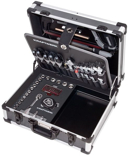 Mallette à outils Kraftwerk B147, 3/8", 97 pièces sans outil électrique, 202.147.100