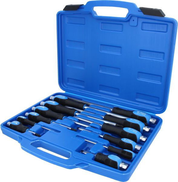 Brilliant Tools Jeu de tournevis avec capuchon à impact, 12 pièces, plat, PH Phillips, BT034012