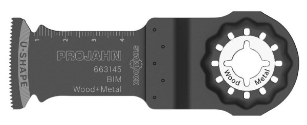 Lame de scie plongeante Projahn pour bois et métal, BIM, Starlock, 32 mm x 50 mm, UE: 5 pièces, 663145