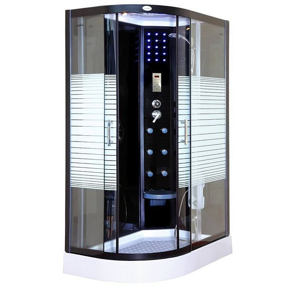 Cabine de douche HOME DELUXE BLACK PEARL - 120 x 80 cm gauche, 5926
