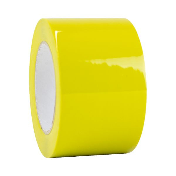 Mehlhose ruban de marquage au sol protecteur laminé jaune 75mmx33m, KMLG07533