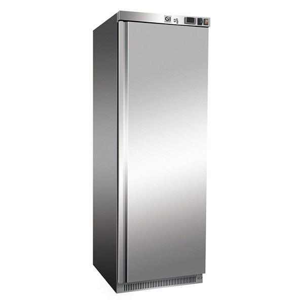 Congélateur Gastro-Inox 400 litres en acier inoxydable, réfrigéré statique, capacité nette 360 litres, 201.107