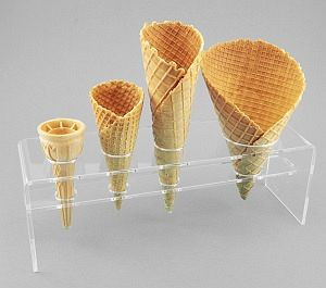 Porte-gaufres GEPPETTO pour différentes tailles de gaufres, en plexiglas transparent, 88190