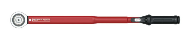 Clé dynamométrique rouge GEDORE 3/4 80-400Nm, longueur 685mm, 3301219