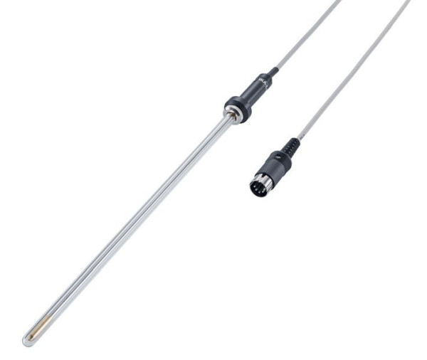 Capteur de température IKA, acier inoxydable, revêtu de verre, Ø8 mm, 230 mm, PT 100.51, 0002600300