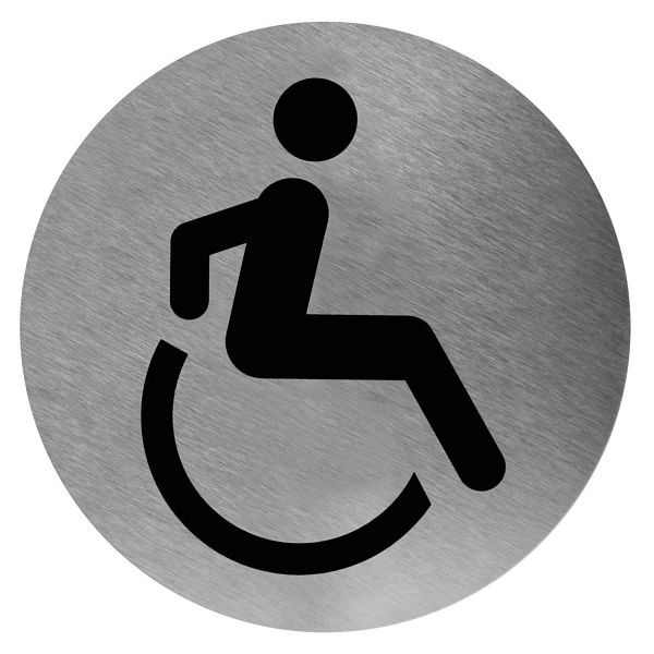 Symbole de porte KEMMLIT Basic, fauteuil roulant, qualité supérieure, 252.415