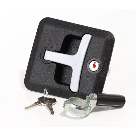Serrure de porte ELMAG pour compartiment moteur/prises (version à partir de 2015), 9503717