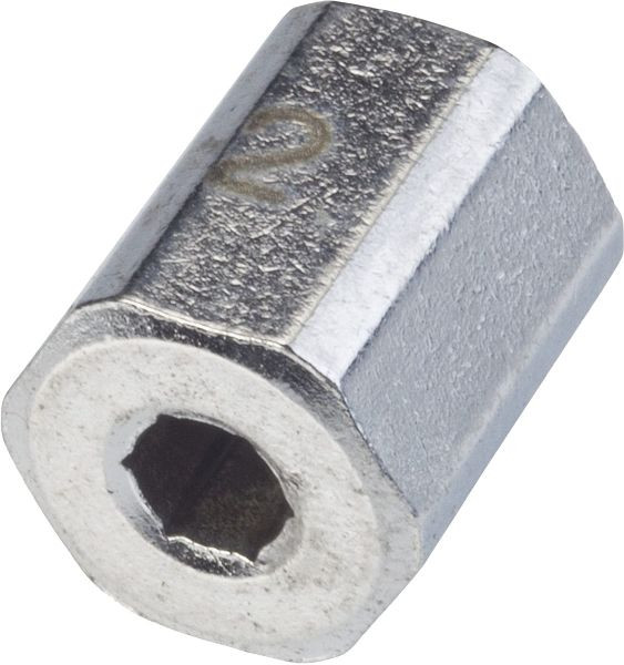 Ecrou-raccord noisette, pour 841/25, poids brut : 0,012 kg, 841-02