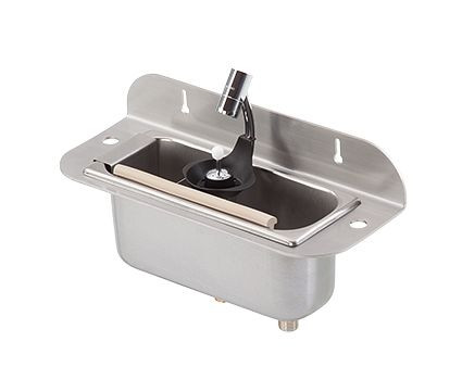 Lölsberg i.ScoopShower Unlimited Silver pour système de douche doseur Dipper (version complémentaire), support d'angle, 921 008D