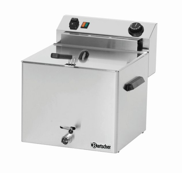 Bartscher friteuse professionnelle, 10 l, robinet, 162900
