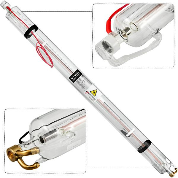 Tube laser professionnel VEVOR 100 W CO2, longueur 1430 mm, découpe laser, gravure laser, marquage laser et découpe acrylique, JGG100WCO2JGG0001V0