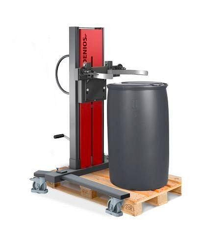 Lève-fûts DENIOS Secu Ex type SK pour fûts 200/220 litres, châssis large, ATEX
