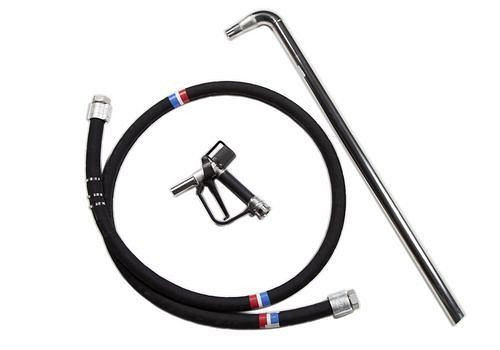 Kit d'accessoires DENIOS vidange de fût pour pompe à membrane à air comprimé 1" en Inox / PTEF, 123-295