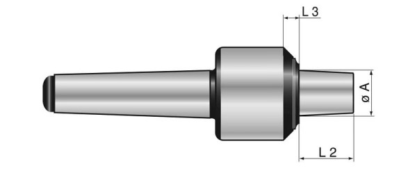 Corps de base MACK pour cône de centrage rotatif M 80, 13-MGK-M80
