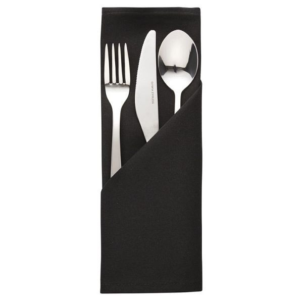 Mitre Essentials Serviettes Occasions noir 51cm, HB561