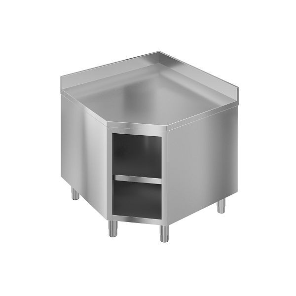 Vaiotec TOPLINE meuble d'angle 900 / ouvert avec dosseret, 90x90x85 cm, 10784