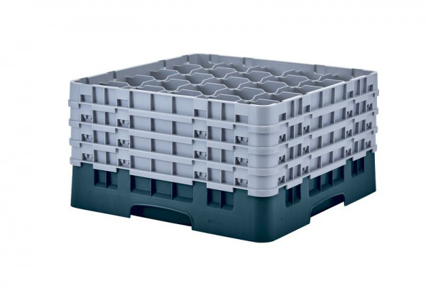 Cambro 25 Compartiments Camrack® Sink Rack 9.5" Maximum Height, Couleur : Turquoise, 25S900414