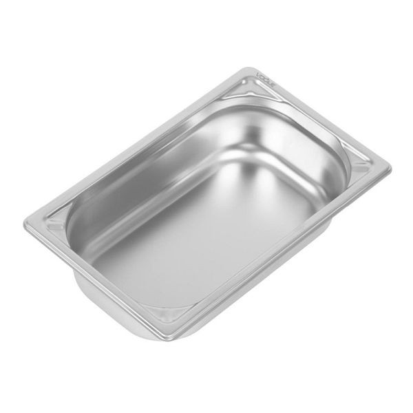 Conteneur Vogue GN durable 1/4 en acier inoxydable 65mm, DW446