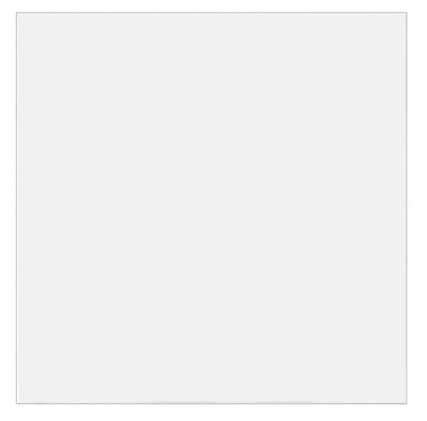 Plateau de table Hammerbacher 80x80cm avec système de perçage blanc, forme rectangulaire, VKP08/W