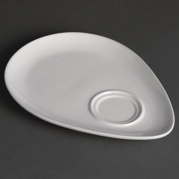 OLYMPIA assiette à grignoter en blanc 24 cm (12 pièces), Y102