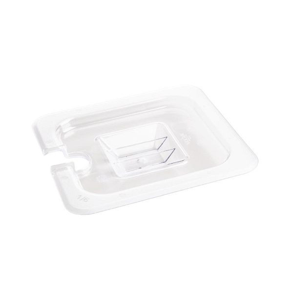 Couvercle Vogue en polycarbonate avec évidement cuillère GN1 / 6, U254