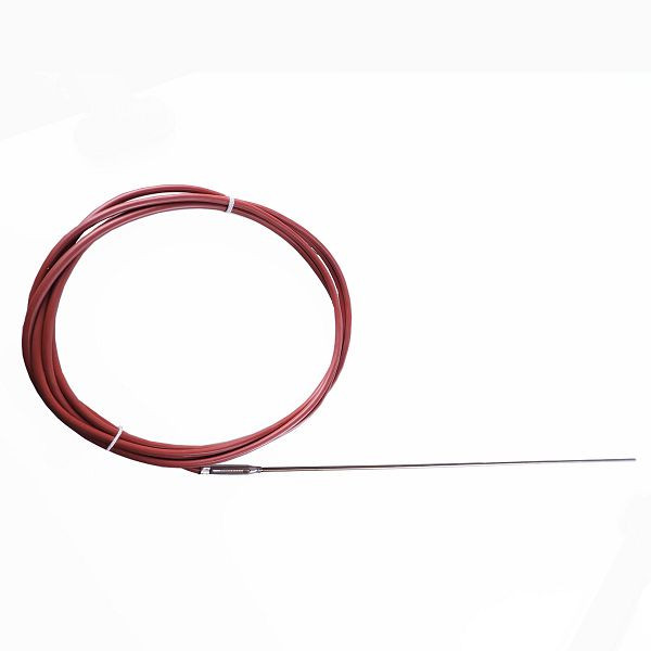 Thermomètre à résistance de gaine JUMO, silicone 2.5m, 1xPt100 dl, 3x500mm, -50 à + 600°C, 00068248