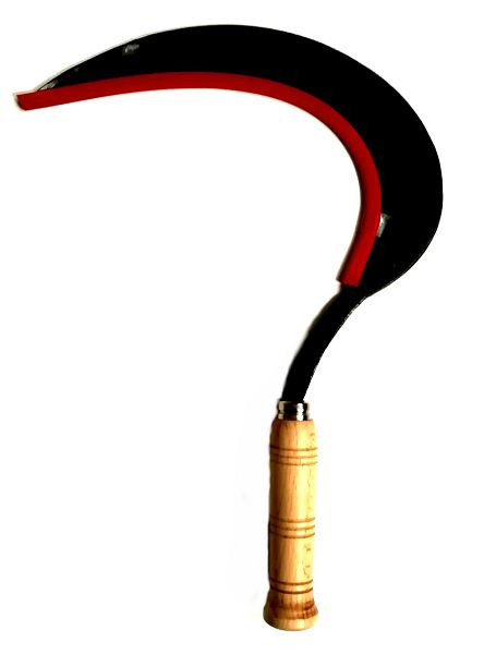 Souche d'herbe ESW, faucille forgée à la main, longueur : 36 cm / longueur de lame : 31 cm, 841200