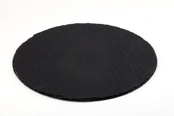Plaque en ardoise naturelle APS, Ø 38 cm, épaisseur du matériau 4-7 mm, 00999