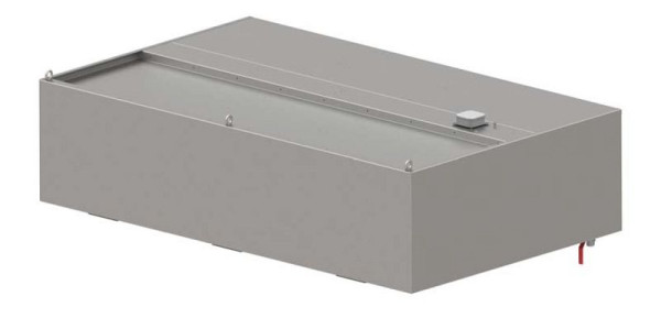 Hotte murale Stalgast "Expert Line", forme caisson 1200mm x 900mm avec filtre cyclone/labyrinthe LC2 type A, WH12912