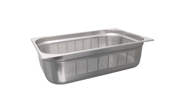 Récipient Schneider GN inox, version perforée, GN1/1- 530x325x150 mm, 18L, 530302