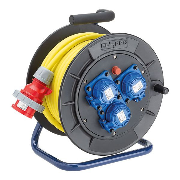 ELSPRO Rettungswesen-Leitungsroller LRX 3xSCH-DWD 25m 2,5mm², 4X01015/RW