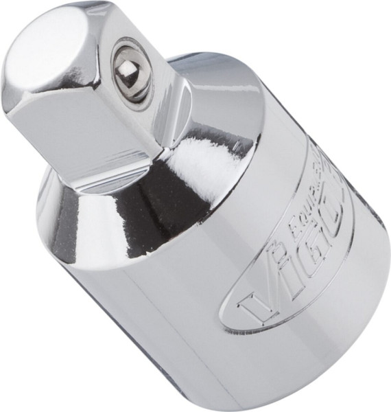 Adaptateur VIGOR, carré creux 12,5 mm (1/2 pouce), carré plein 10 mm (3/8 pouce), 36 mm, V2109