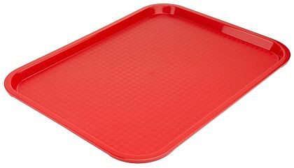 Plateau Contacto Fast Food 40 cm polypropylène rouge, 40x30cm, 5353/401