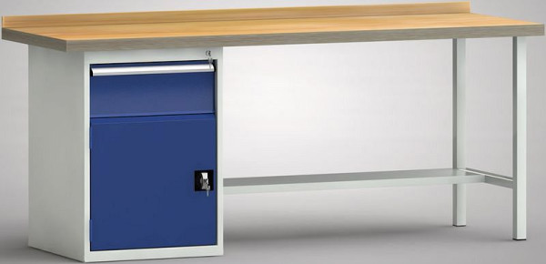 Etabli standard KLW - 2000 x 700 x 840 mm L x P x H, WS184N-2000M40-E7021
