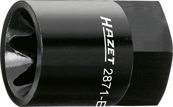 Étrier de frein Hazet insert TORX®, hexagone externe 22 mm, profil TORX® externe, E20, 2871-E20