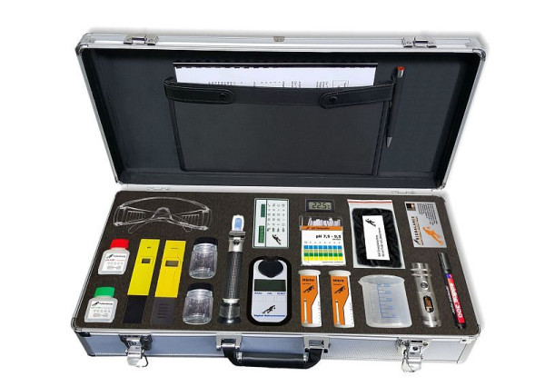 Mallette de test Hamma pour tester les lubrifiants de refroidissement Premium, 2201003