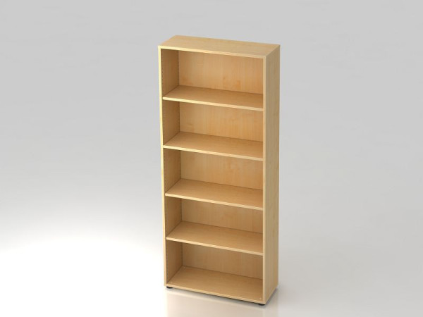 Étagère Hammerbacher, 5OH, érable profond 33 cm, 80x33x188 cm (LxPxH), V4000/3