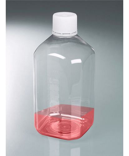 Flacons de laboratoire DENIOS en PET, stériles, transparents, avec graduation, 1000 ml, UE : 24 pièces, 281-750