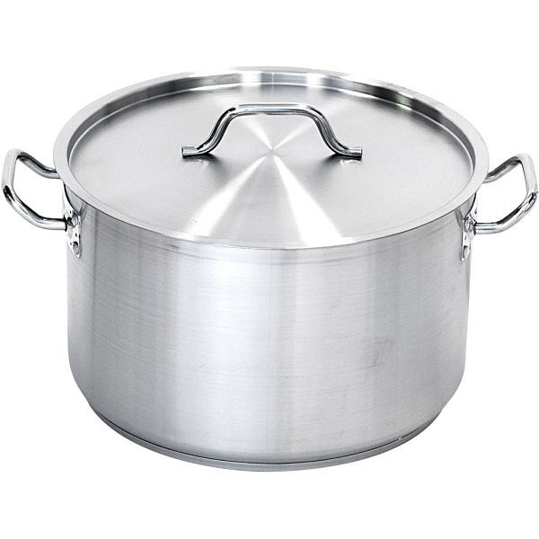 Marmite Stalgast, hauteur moyenne, avec couvercle, Ø 280 mm, hauteur 180 mm, 11,1 litres, KG0102280
