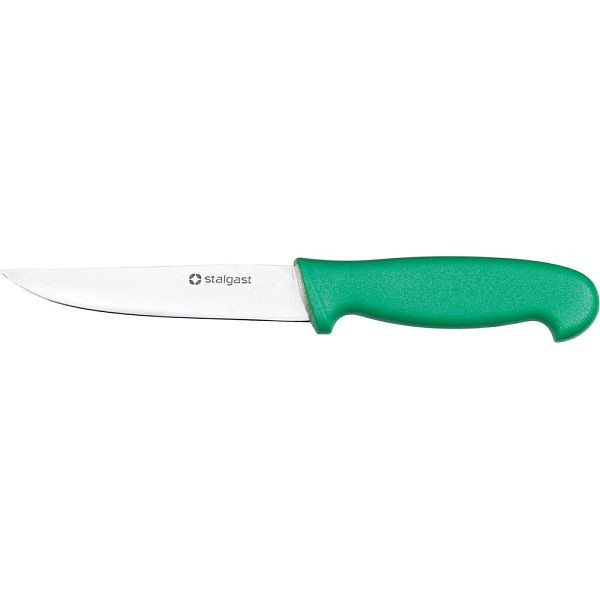 Couteau d'office Stalgast, HACCP, manche vert, lame inox 10 cm, MS0982100