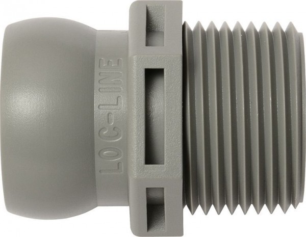 Loc-Line NPT-Anschluß 3/4" grau, VE: 50 Stück, L69545G
