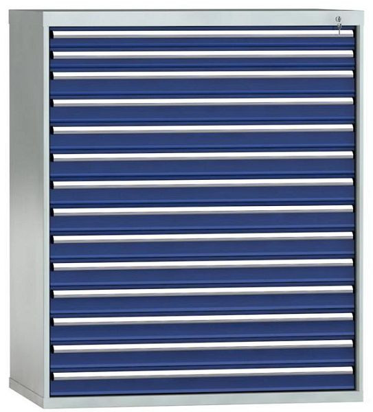 Armoire à tiroirs KLW 1450 x 1201 x 750 mm H x L x P, dimensions d'installation : 1350 mm, division : 64x36 unités, SKB1450-14EP-001
