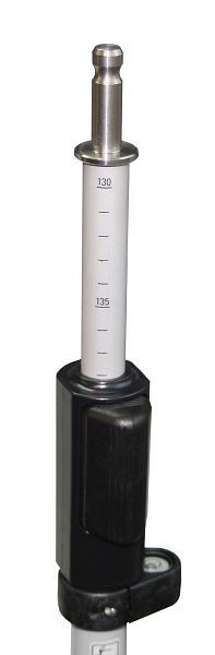 Perche à prisme NESTLE, perche en aluminium, pince à pression, 130-215cm, avec libellule et cône sauvage, 14014000
