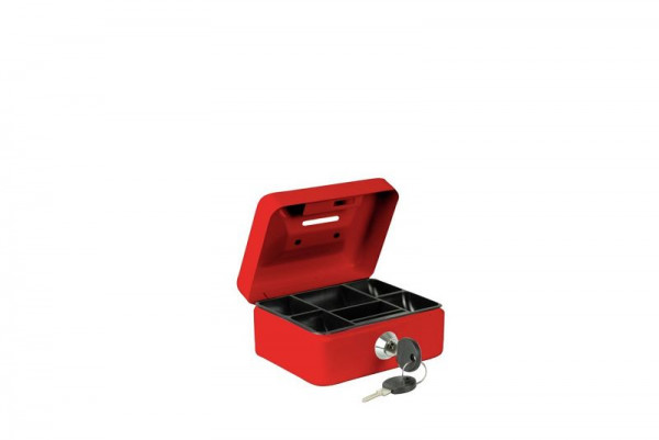 BURG-WÄCHTER caisse MONEY 5012 rouge, 2 x clés, HxLxP (extérieur) : 60 x 125 x 95mm, rouge, 40090