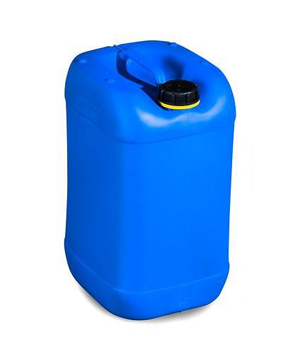 Bidon en plastique DENIOS en polyéthylène (PE), 25 litres, bleu, 266-996