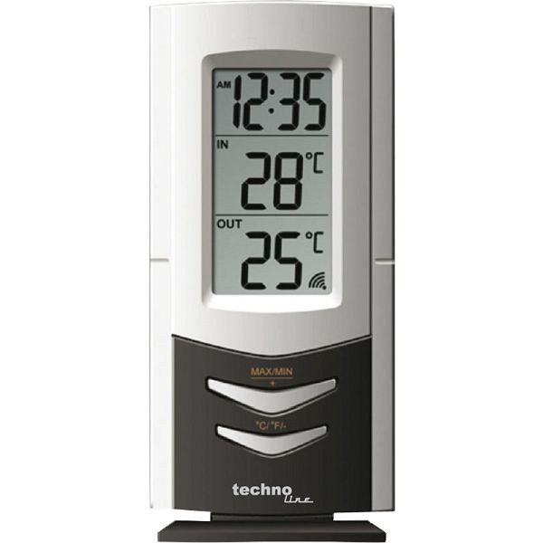 Station de température Technoline, dimensions : 72 x 162 x 55 mm, WS 9170