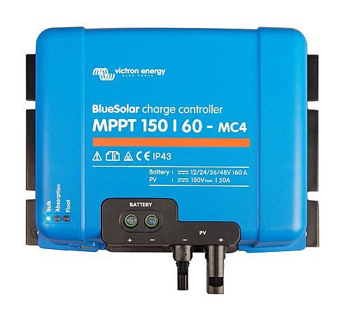 Contrôleur de charge solaire Victron Energy MPPT BlueSolar MPPT 150/60-MC4, 1-67-008560, SCC010060300